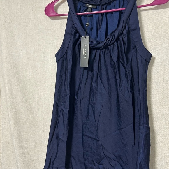 Navy Blue Women's Top by Talbots - Picture 1 of 3